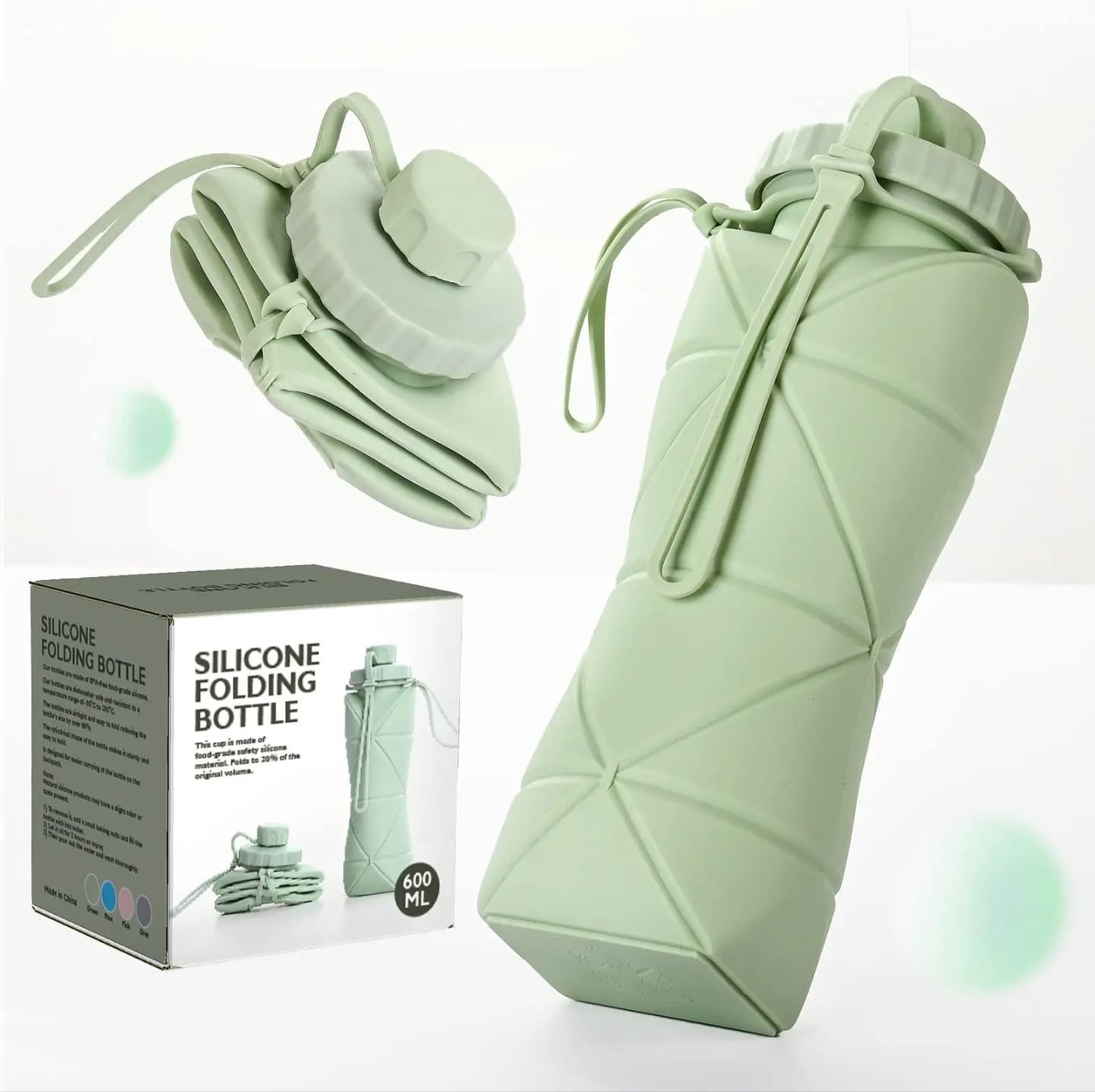 Silicone Folding Water Bottle