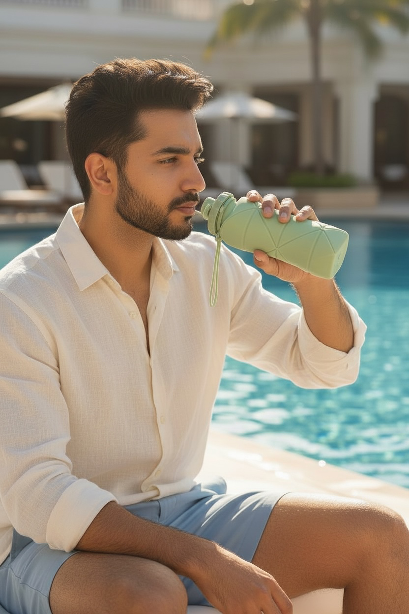 Silicone Folding Water Bottle